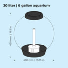 CLASSIC 30 Aquarium with Multi Colour LED Light - Dimensions