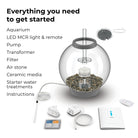 CLASSIC 30 Aquarium with Multi Colour LED Light -  Everything you need to get started