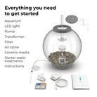 CLASSIC 60 Aquarium with Standard White LED Light - Everything you need to get started