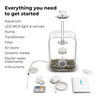 LIFE 15 Aquarium with Multi Colour LED Light - Everything you need to get started