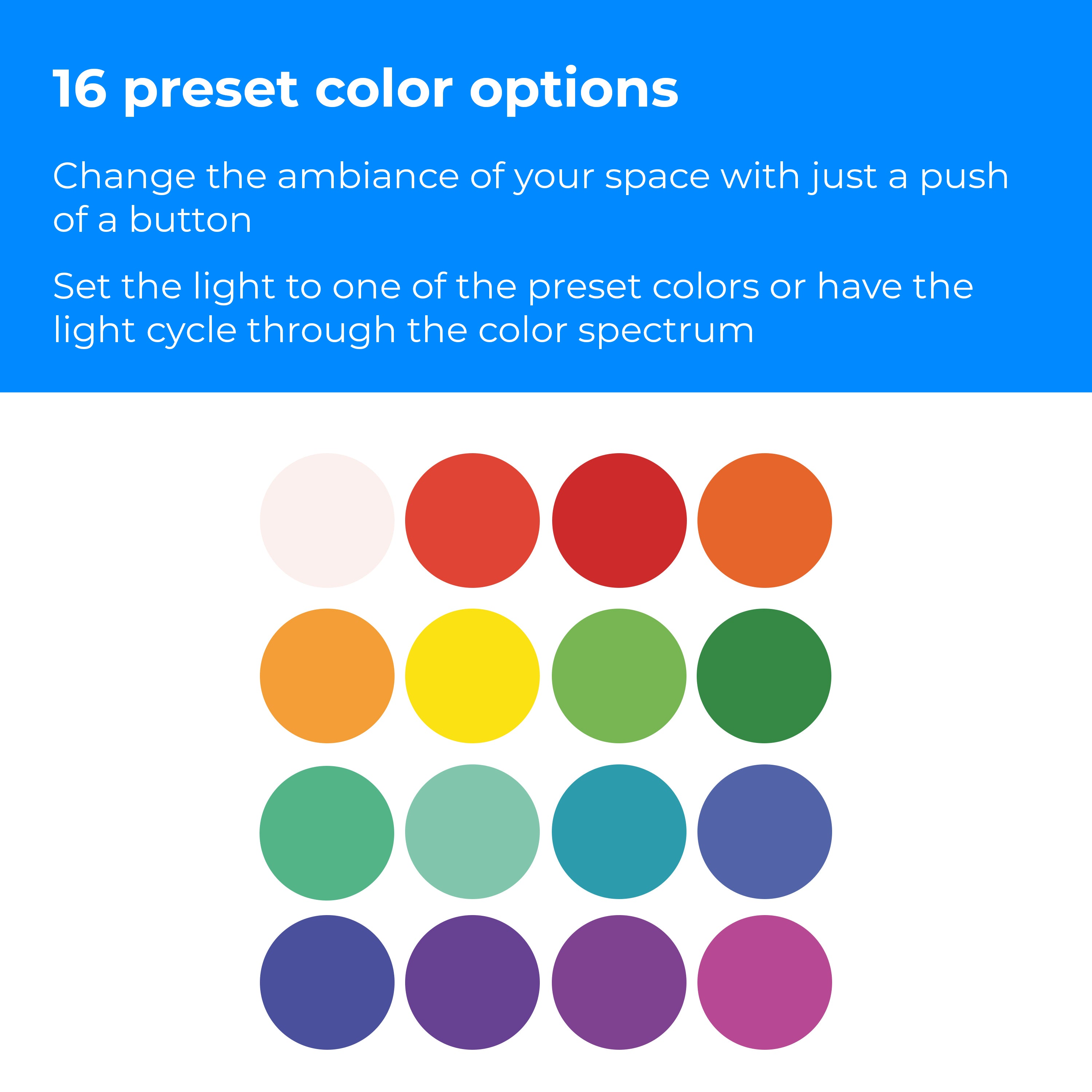 Small MCR LED Light Accessory - 16 preset color options
