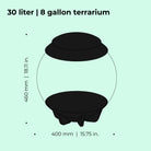AIR 30 Terrarium - Dimensions