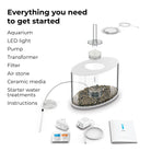 LOOP 30 Aquarium with Standard White LED Light - Everything you need to get started