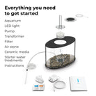 LOOP 15 Aquarium with Standard White LED Light - Everything you need to get started