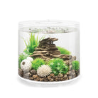 TUBE 15 Aquarium with Standard White LED Light - White