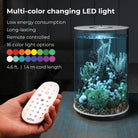 TUBE 30 Aquarium with Multi Colour LED Light - Multi-color changing LED light