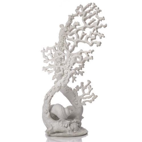 biOrb Fan Coral Aquarium Sculpture in White