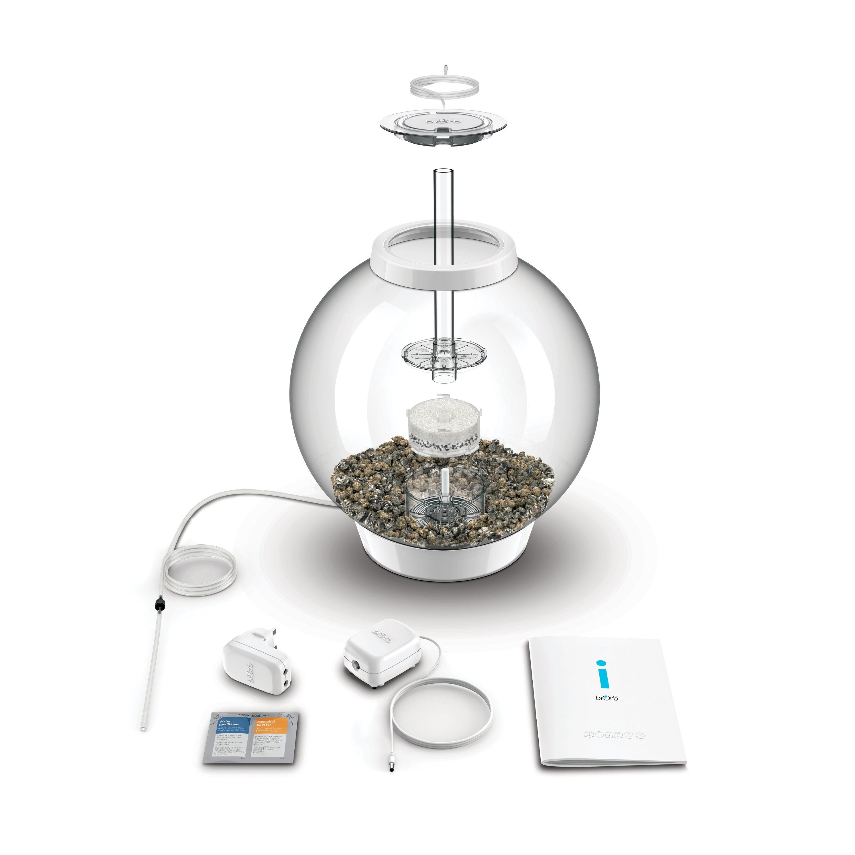 How to Assemble CLASSIC 30 Aquarium with Standard Light - 8 gallon