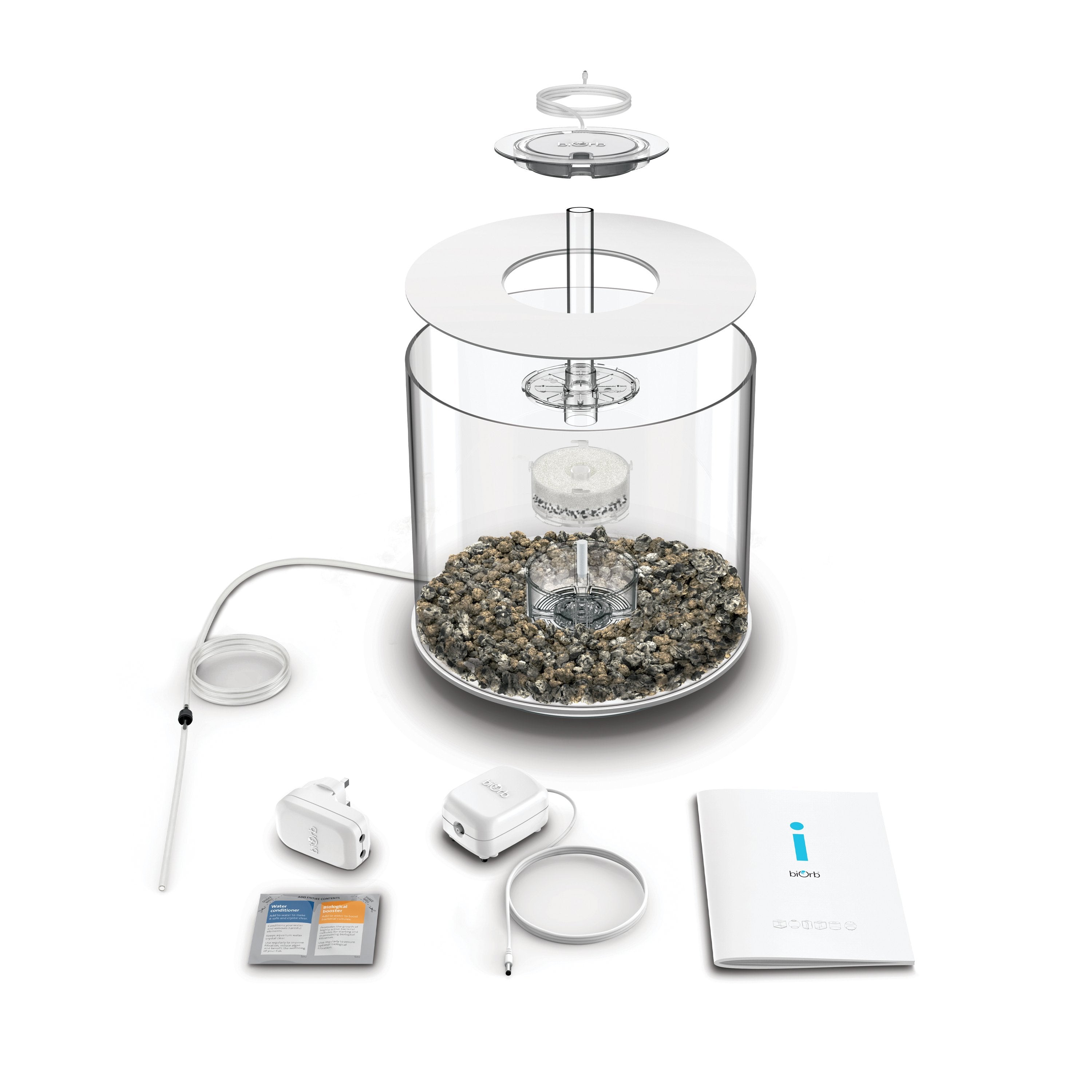 How to Assemble TUBE 15 Aquarium with Standard Light - 4 gallon