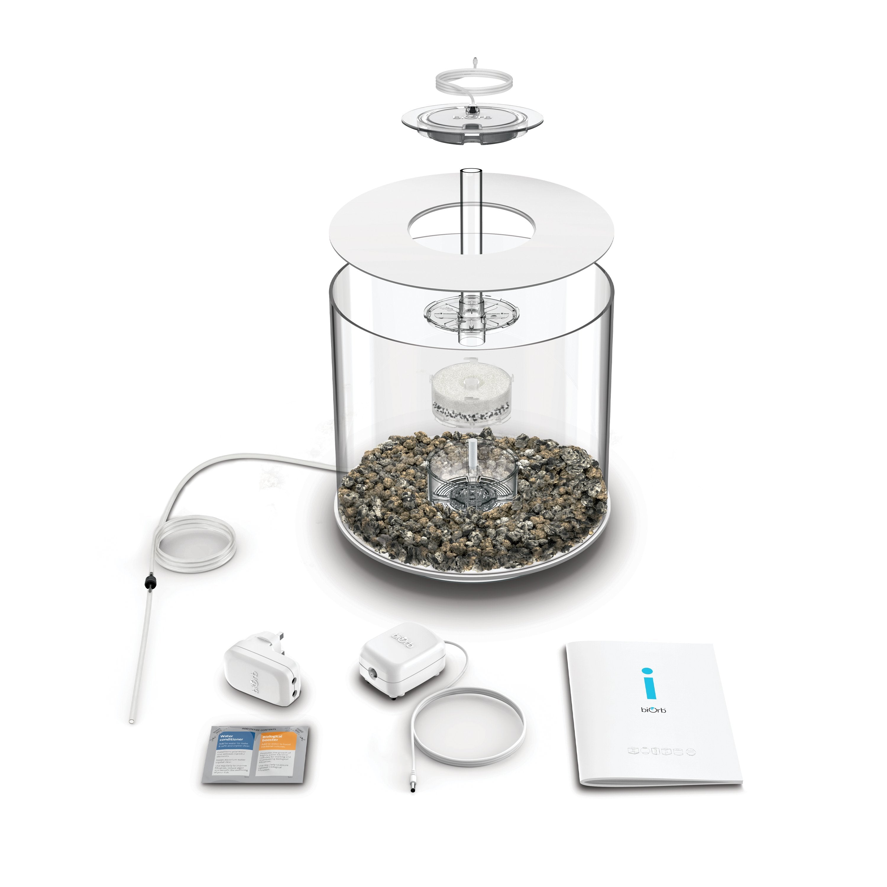 How to Assemble TUBE 15 Aquarium with MCR Light - 4 gallon