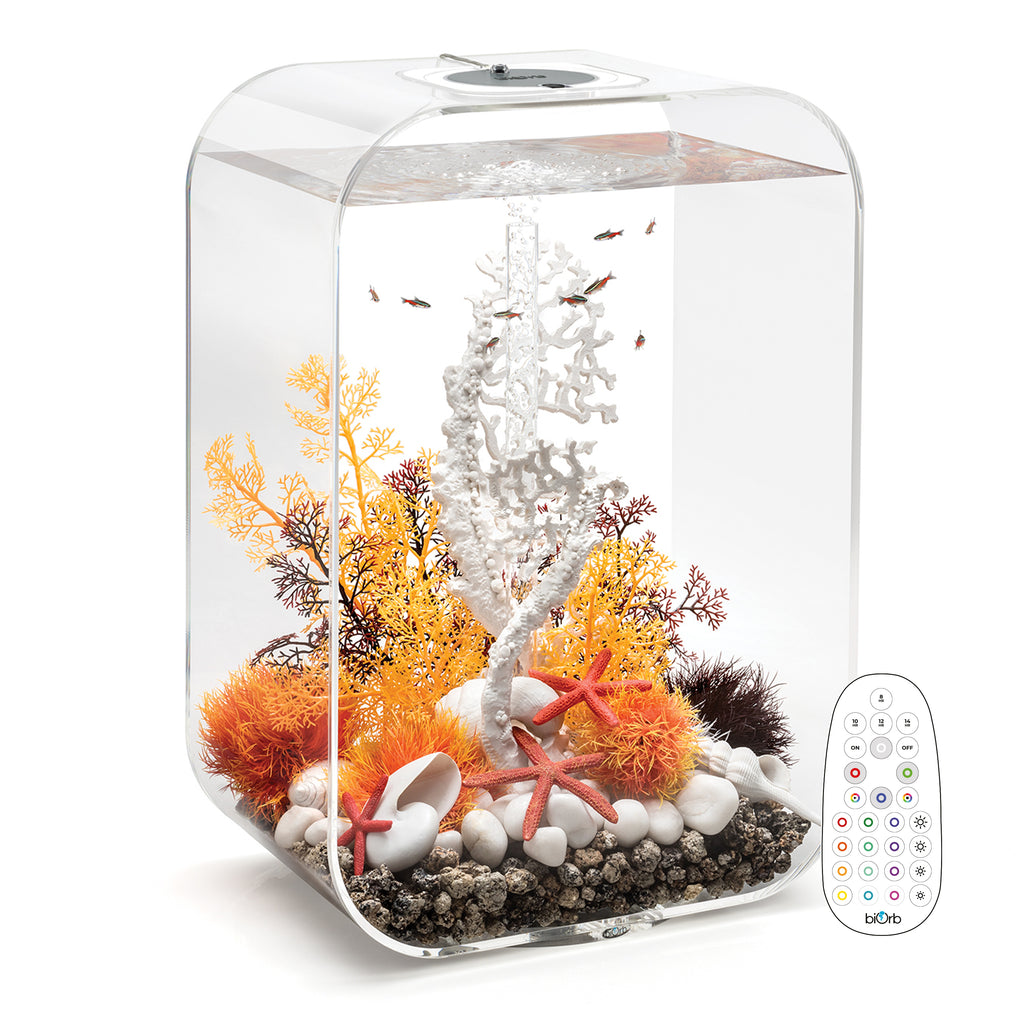 LIFE 60 Aquarium with Multi Colour LED light - remote control
